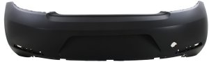 Rear Bumper Cover for 2012-2016 Beetle, Primed (Ready to Paint), Excludes R-Line Model, Fits Convertible/Hatchback, Replacement