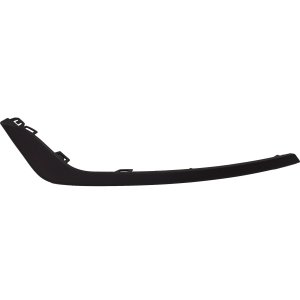 Front Bumper Molding for Ford Fusion/Police Responder Hybrid, 2019-2020, Black, Left (Driver) Side, Excluding Energi/Sport Models, Replacement
