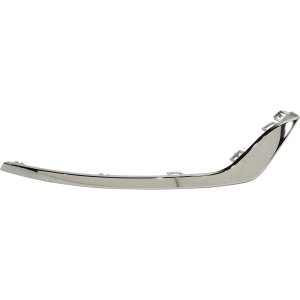 Front Bumper Molding for Ford Fusion 2019-2020, Right (Passenger), Chrome, Excluding Sport Model, Replacement