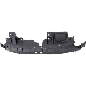 Front Bumper Filler for Ford Fiesta Hatchback/Sedan 2014-2019, Upper Section, Textured Black, Replacement