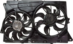 Radiator Fan Assembly for Flex/MKT 2012-2019, 3.5L Turbo/3.5L/3.7L, Comes with Control Module, Replacement