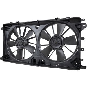 Radiator Fan Assembly for Ford F-150 (2017-2022), Expedition (2018-2021), Dual Fan with Tow Package, Replacement