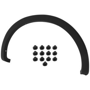 Textured Rear Wheel Opening Molding for Ford F-150 Pickup 2009-2014, Styleside, Right (Passenger), Except SVT Raptor Model, Replacement