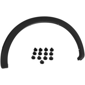 Rear Wheel Opening Molding for Ford F-150 Pickup Styleside 2009-2014, Right (Passenger), Primed (Ready to Paint), Replacement