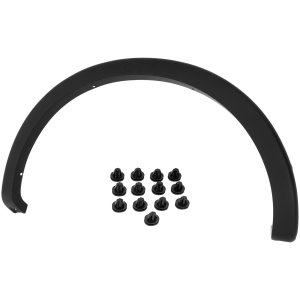 Rear Wheel Opening Molding for Ford F-150 Pickup 2009-2014, Left (Driver) Side, Primed (Ready to Paint), Styleside, Replacement