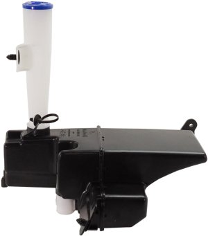 Washer Reservoir Assembly for Ford F-Series Super Duty 2017-2022, Complete with Pump, Inlet, Cap, and Sensor, Replacement