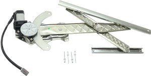 Front Window Regulator for Ford F-150 1999-2003, Right (Passenger), Power, with Motor, Fits Regular/SuperCab Models, Including 2004 Heritage, Replacement