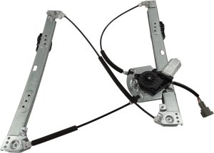 Front Window Regulator for Ford Escape 2013-2017, Right (Passenger), One Touch Open/Close Type, with Motor, Up to January 6, 2017, Replacement