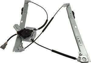 Front Window Regulator with Motor for Ford Escape 2013-2019, Left (Driver), One Touch Open/Close Type, Replacement