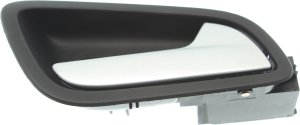 Rear Interior Door Handle for Ford CMAX 2013-2018/ESCAPE 2013-2019, Right (Passenger), Silver Lever/Black Housing, SE/SEL/Titanium Models, Replacement