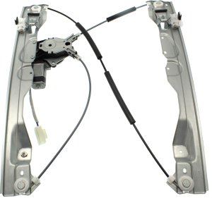 Rear Window Regulator for Ford F-150 2009-2014, Right (Passenger) Side, with Motor, Crew Cab, Replacement