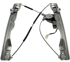Rear Window Regulator for Ford F-150 2009-2014, Left (Driver) Side, with Motor, Crew Cab, Replacement