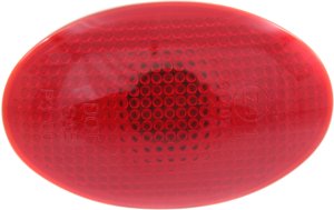 Rear Side Marker Light Assembly with Red Lens for Ford F-Series Super Duty Pickup 1999-2010, Right (Passenger) = Left (Driver), Rear Section, Replacement