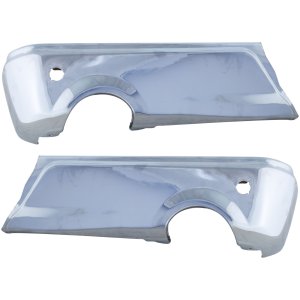 Step Bumper Face Bar for Ford F-150 Limited Model (2019-2020), Chrome, without Pad but with Pad Provision, without Mounting Bracket, Replacement