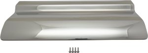 Front License Plate Bracket for GMC Sierra 2500 HD/3500 HD 2015-2019, Chrome, Replacement