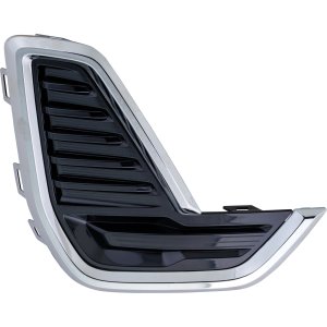 Fog Light Cover for GMC Acadia 2020-2023, Right (Passenger) Side, Chrome, Excludes Denali Model, Replacement