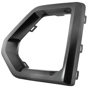 Front Fog Light Molding for GMC Sierra 1500 2019-2021, Sierra 1500 Limited 2022-2022, Left (Driver), Black, AT4 Model, Replacement
