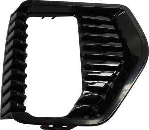 Front Fog Light Molding Bezel for GMC Sierra 1500 (2019-2021), Sierra 1500 Limited (2022), Right (Passenger), Textured Black, Elevation/SLE Models, Replacement