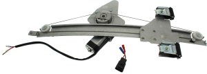 Power Rear Window Regulator with Motor for Chevrolet Equinox/GMC Terrain 2012-2017, Left (Driver) Side, Replacement