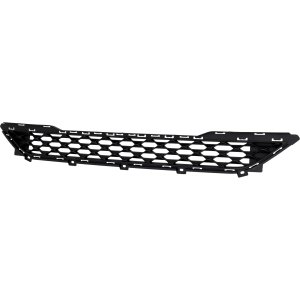 Front Bumper Grille for Tucson 2019-2021, Lower Position in Matte Dark Gray, without Pedestrian Recognition, Replacement