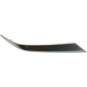 Front Bumper Molding for Hyundai SANTA FE 2019-2020, Right (Passenger) Side Garnish, Chrome, Replacement