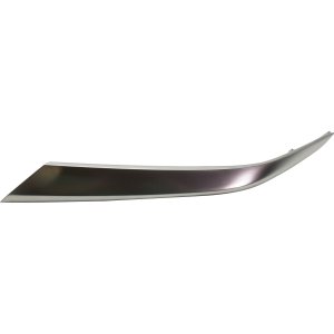 Front Bumper Molding Side Garnish, Chrome for Hyundai SANTA FE 2019-2020, Left (Driver) Side, Replacement