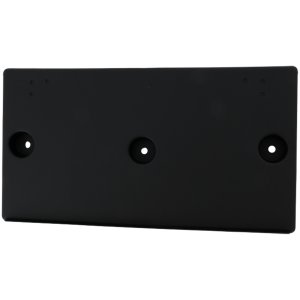 Front License Plate Bracket for Hyundai Elantra 2021-2023, Textured Black, 2.0L Engine, Without Radar Cruise Control, Built in Korea, Replacement