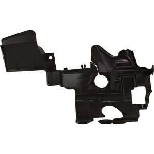 Front Lower Valance Right (Passenger) Air Guide Duct Side Plate for Honda Civic 2017-2020, Hatchback 2017-2019, Coupe/Sedan, Si Model Replacement
