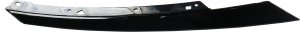 Grille Molding for Honda Civic 2017-2021, Right (Passenger) Side, Painted Black Extension, Types R (2017-2019)/ Type 1 (2020), Sedan/Hatchback, Replacement