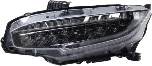 2016 - 2021 Honda Civic Headlight Assembly - Left (Driver)