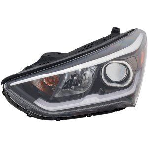 2017 - 2019 Hyundai Santa Fe Headlight Assembly - Left (Driver)