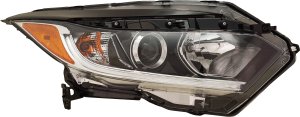 Headlight Assembly for Honda HR-V 2019-2022, Right (Passenger), Halogen, Replacement