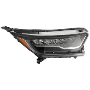 LED Headlight Assembly for Honda CR-V 2017-2022 Right (Passenger), Designed for North America Built Vehicle (Excluding Hybrid Touring Model), Replacement