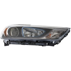 Headlight Assembly for Hyundai Ioniq 2017-2019, Right (Passenger) Side, Halogen, Replacement