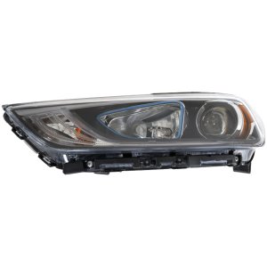Headlight Assembly for Hyundai Ioniq 2017-2019, Left (Driver), Halogen, Replacement