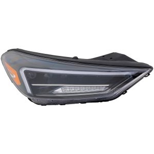 LED Headlight Assembly for Hyundai Tucson 2019-2021, Right (Passenger) Side with LED Accent Light, Replacement
