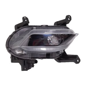 Front Fog Light Assembly for Hyundai Santa Fe 2019-2020, Right (Passenger), LED, Replacement