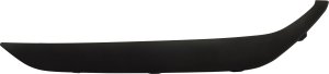 Front Fog Light Molding for Hyundai Tucson 2016-2018, Left (Driver), Lower, Textured Black, Replacement