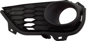 Front Fog Light Molding for 2019-2022 Honda Pilot, Left (Driver), Textured, Suitable for EX/EX-L/LX/Special Edition/Sport Models, Without Parking Aid Sensor Holes, Replacement