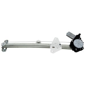 Rear Window Regulator for Honda Pilot 2009-2015, Right (Passenger), Power, with Motor, 2-Pin, Replacement
