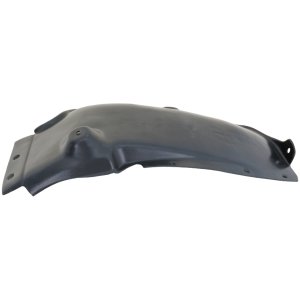 Rear Fender Liner for Hyundai Elantra 2017-2018, Left (Driver), Polyethylene, Vacuum Form, Rear Section, Wheelhouse Liner, 1.4L/2.0L Turbo Eng, Korea Built Vehicle, Replacement