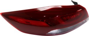 2017 - 2018 Hyundai Elantra Tail Light Rear Lamp - Left (Driver)