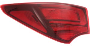 2017 - 2018 Hyundai Santa Fe Sport Tail Light Rear Lamp - Left (Driver)