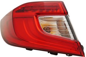 2018 - 2022 Honda Accord Tail Light Rear Lamp - Left (Driver)