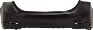 Rear Bumper Cover for Hyundai Accent Sedan, 2018-2022, Primed (Ready to Paint), Replacement