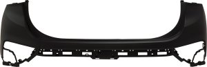 Rear Bumper Cover for Hyundai SANTA FE 2019-2020, Upper Section, Primed (Ready to Paint), Replacement