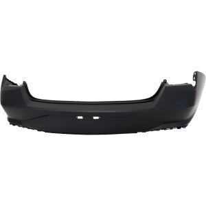 Rear Bumper Cover for Hyundai Elantra 2021-2023, Primed (Ready to Paint), Without Parking Aid Sensor Holes, 2.0L, USA Built Vehicle, Replacement
