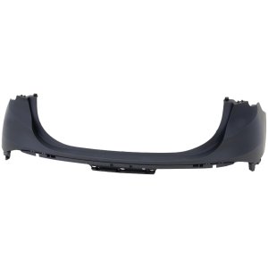 Rear Bumper Cover for Hyundai Santa Fe 2021-2022, Upper Section, Primed (Ready to Paint), Replacement