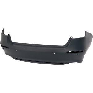 Rear Bumper Cover for Honda Civic Touring Model 2022-2023, Primed (Ready to Paint), with Parking Aid Sensor Holes, Replacement