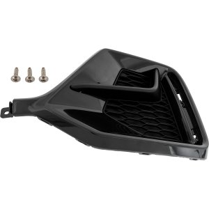 Rear Bumper Garnish for 2020-2021 Honda Civic Hatchback, Right (Passenger) Side, Textured Black with Black Molding, Excluding Type R Model, Replacement
